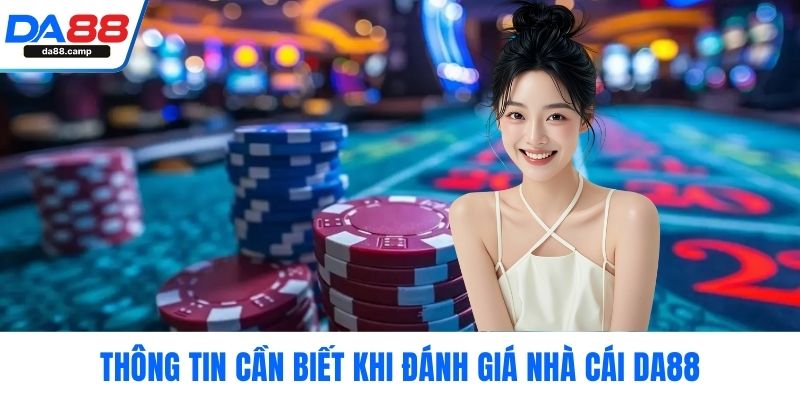 Thông tin cần biết khi đánh giá nhà cái DA88