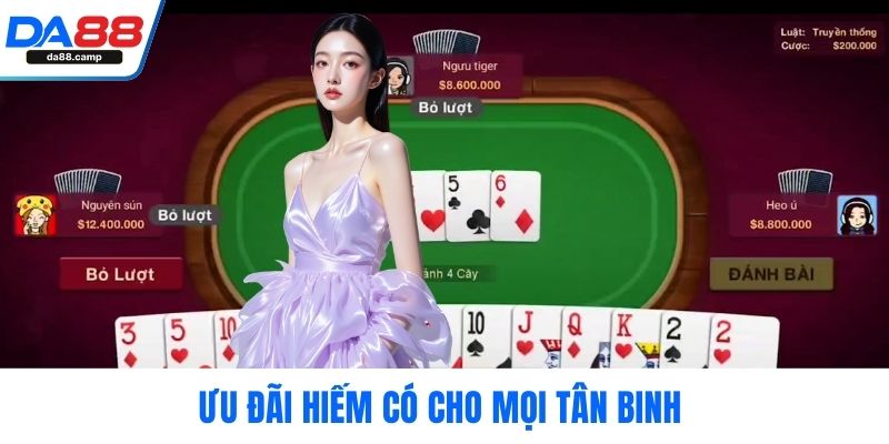 Ưu đãi hiếm có cho mọi tân binh